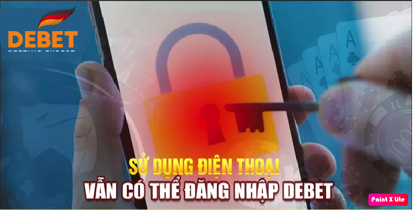 Đăng nhập vào Debet trên điện thoại