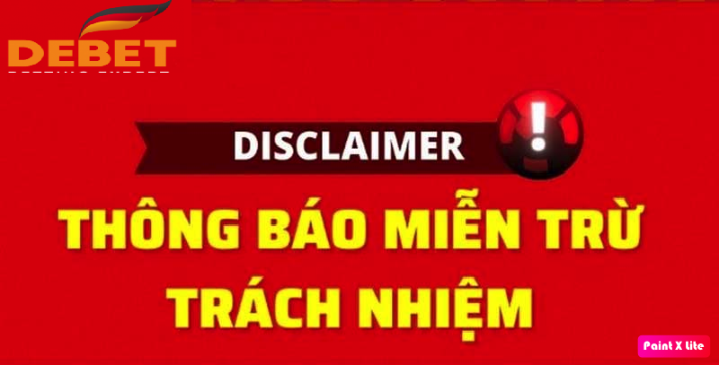 Miễn trừ trách nhiệm Debet