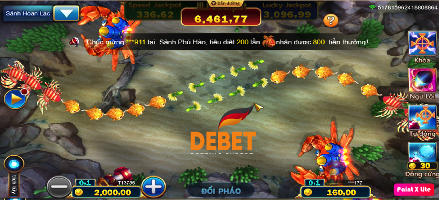 Phòng chơi jackpot bắn cá